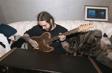 [GEAR] Post Malone's custom Tele, lined and 